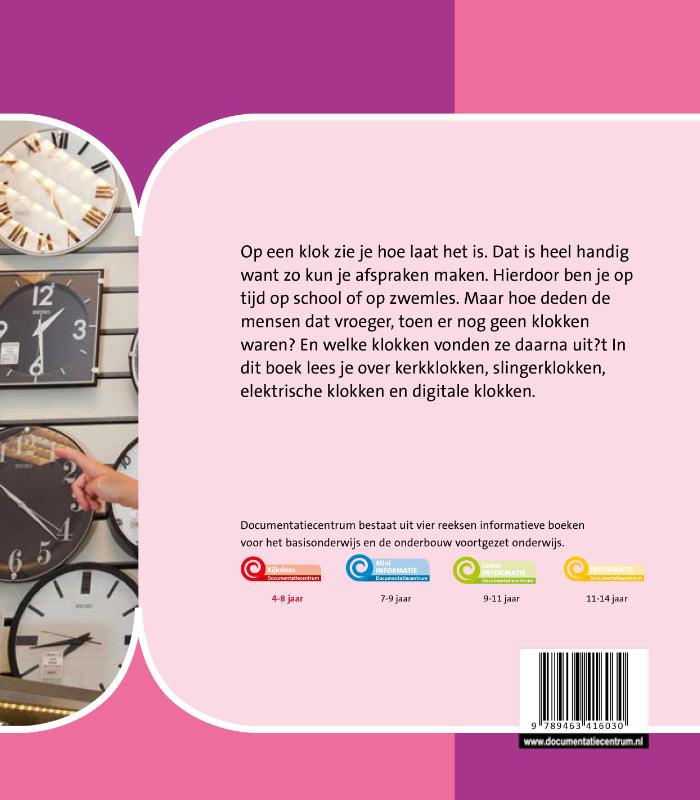 Achterkant van de klok
