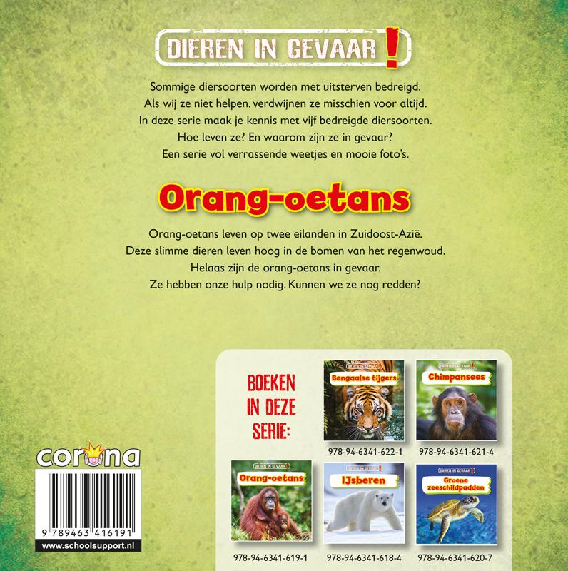 Achterkant van Orang-oetans