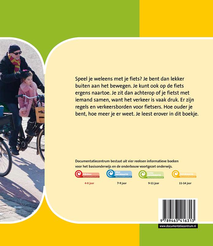 Achterkant van met de fiets