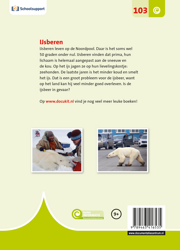 Achterkant van IJsberen
