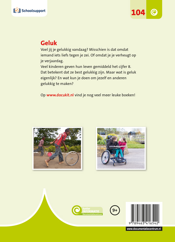 Achterkant van Geluk