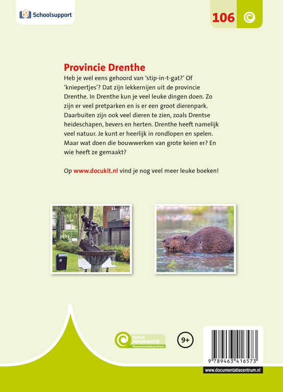 Achterkant van Provincie Drenthe