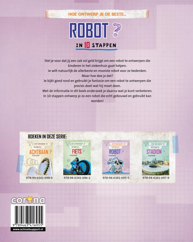 Achterkant van Hoe ontwerp je de beste robot?
