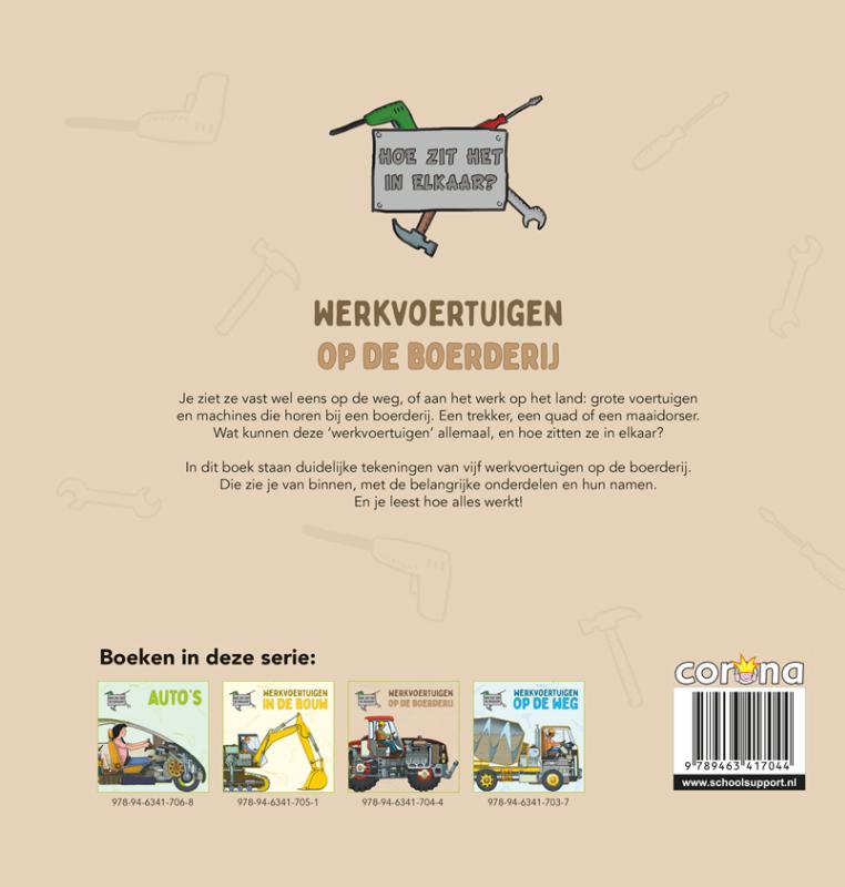 Achterkant van Werkvoertuigen op de boerderij