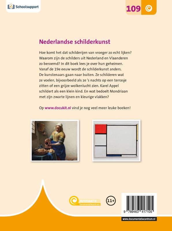 Achterkant van Nederlandse Schilderkunst