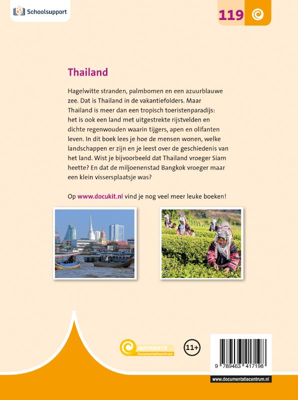 Achterkant van Thailand