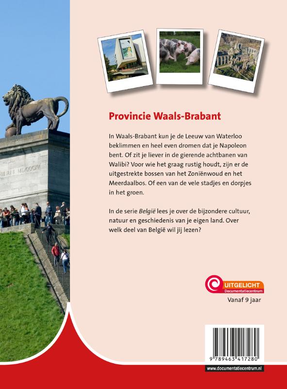 Achterkant van Provincie Waals-Brabant