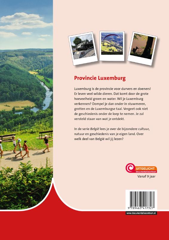 Achterkant van Provincie Luxemburg