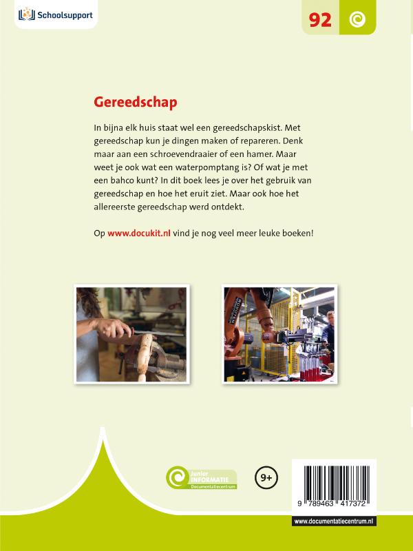 Achterkant van Gereedschap