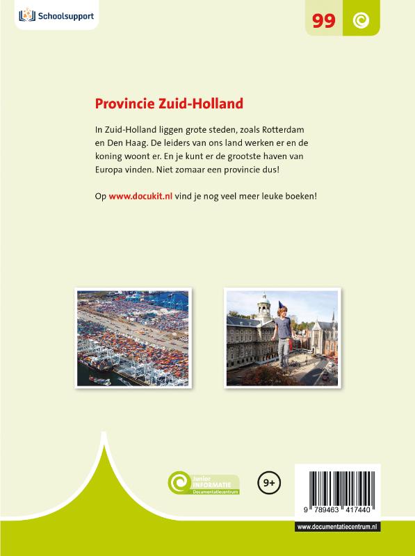 Achterkant van Provincie Zuid-Holland