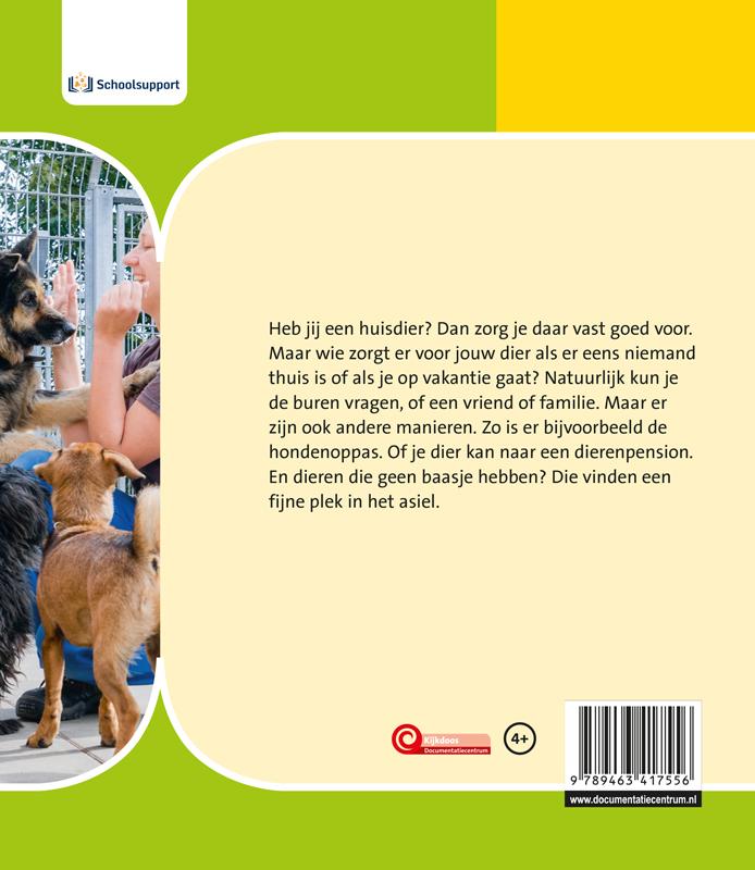 Achterkant van Opvang van dieren