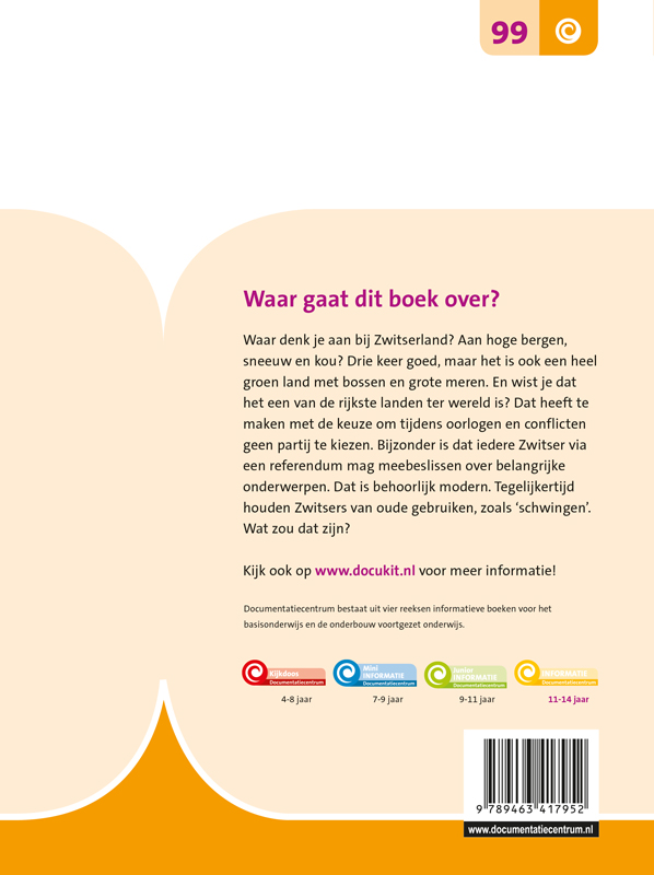 Achterkant van Zwitserland