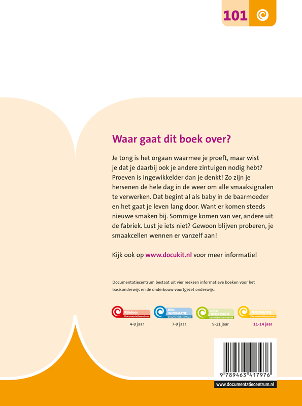 Achterkant van Proeven