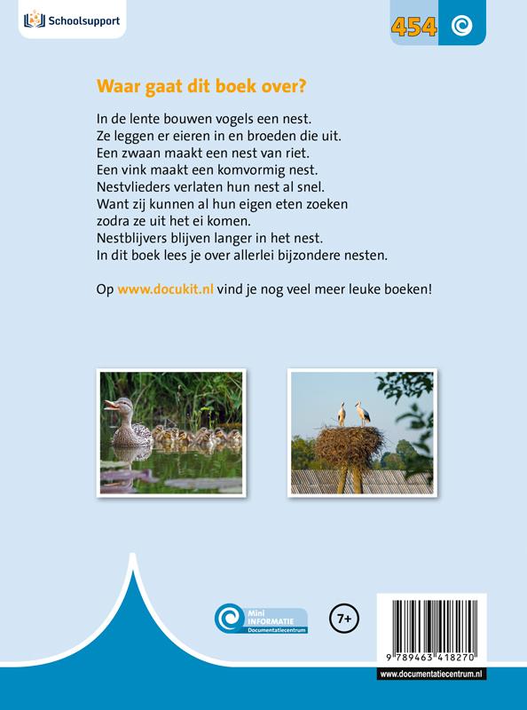Achterkant van Nesten van vogels