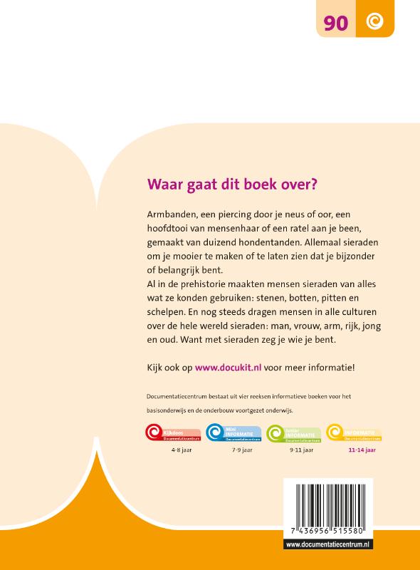 Achterkant van Sieraden