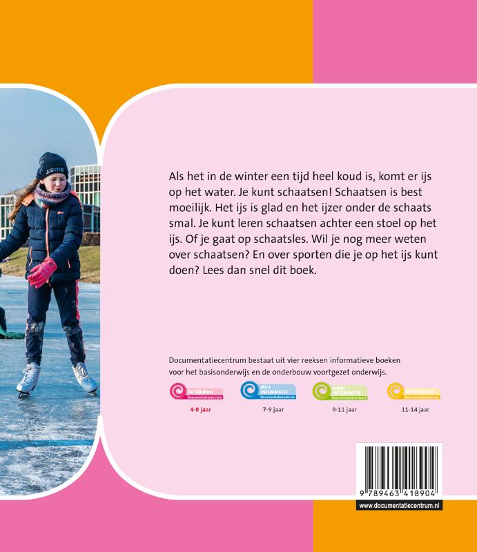 Achterkant van Schaatsen