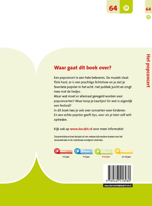 Achterkant van Het popconcert
