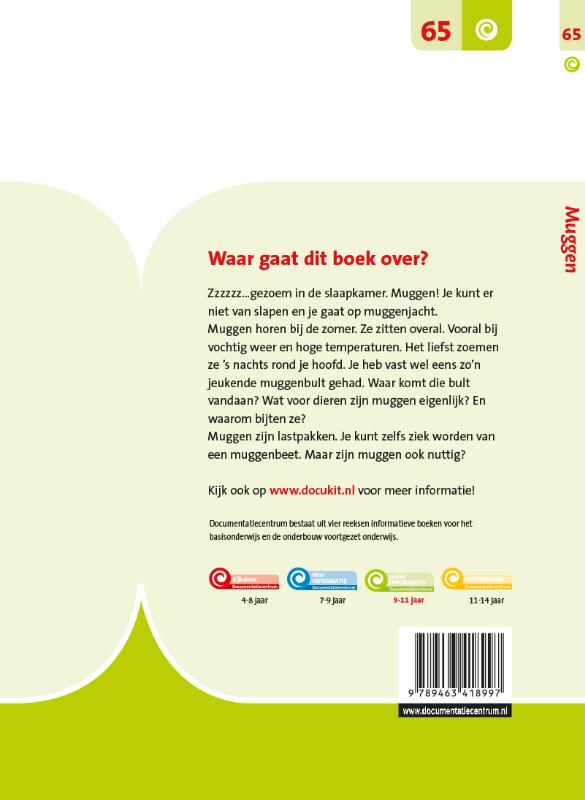 Achterkant van Muggen