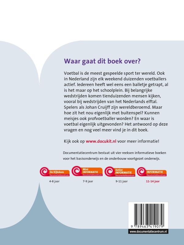 Achterkant van Voetbal