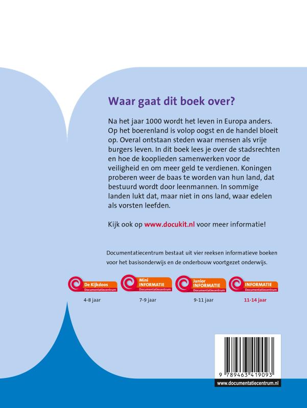 Achterkant van Leven in de late middeleeuwen