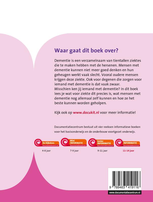 Achterkant van Dementie