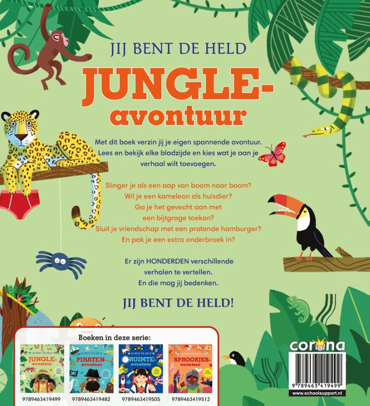 Achterkant van Jungleavontuur