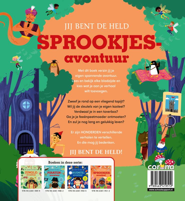 Achterkant van Sprookjesavontuur