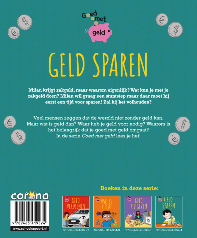 Achterkant van Geld sparen
