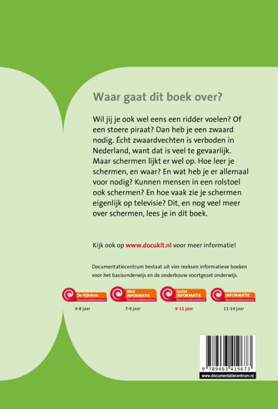 Achterkant van Schermen
