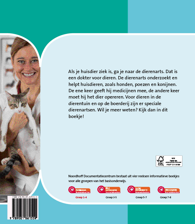 Achterkant van de dierenarts