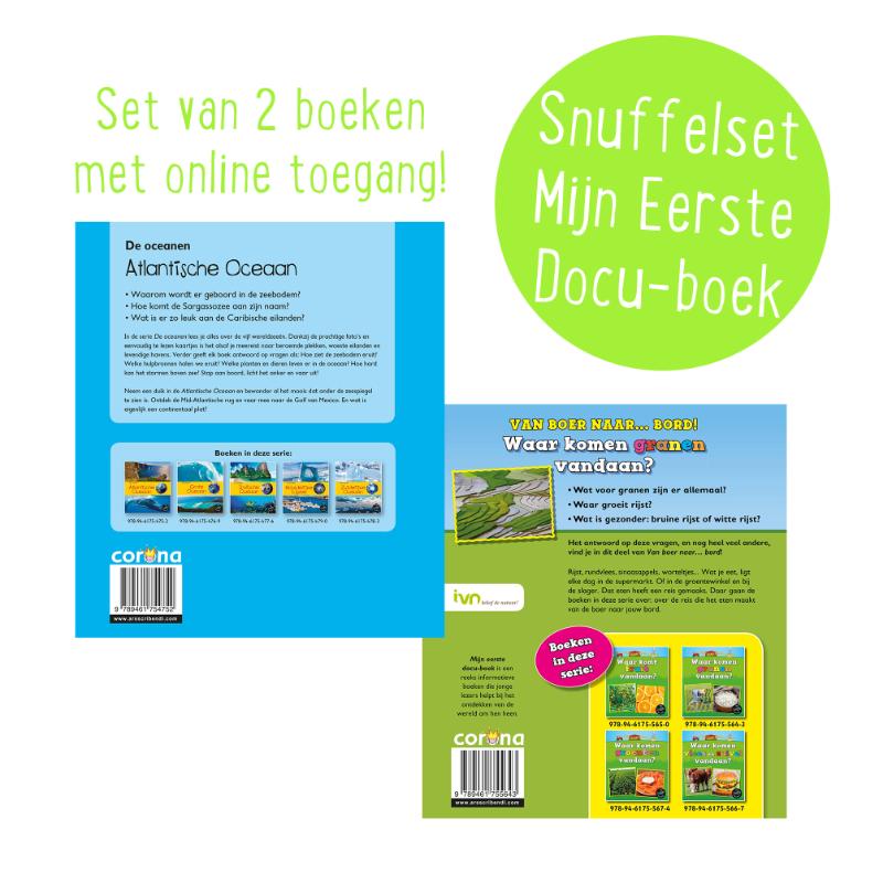 Achterkant van Waar komen granen vandaan?