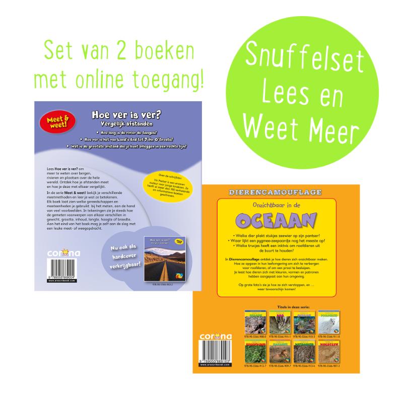 Achterkant van Snuffelset Lees & Weet Meer