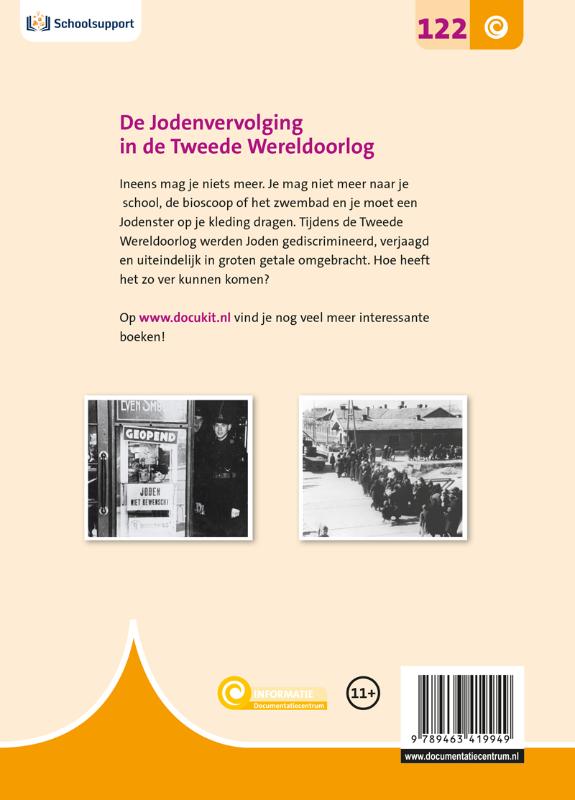 Achterkant van De Jodenvervolging in de Tweede Wereldoorlog