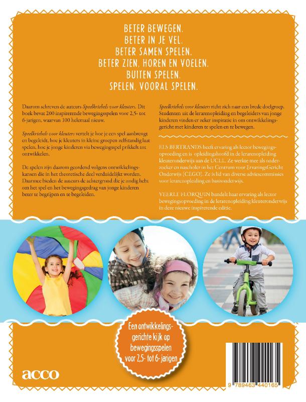 Achterkant van Speelkriebels voor kleuters
