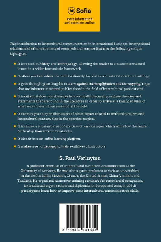 Achterkant van Intercultural Skills for International Business and International Relations
