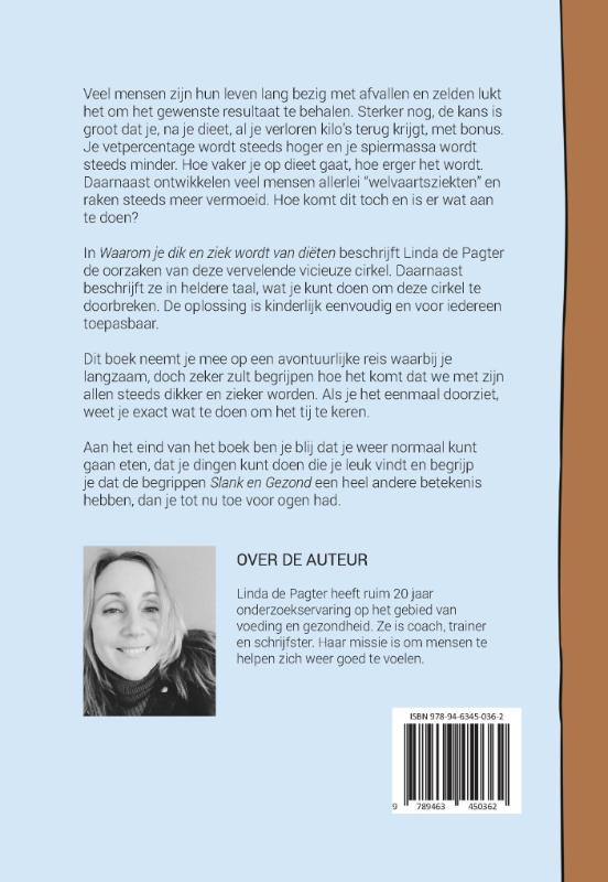 Achterkant van Waarom je dik en ziek wordt van diëten