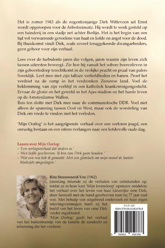 Achterkant van Mijn oorlog