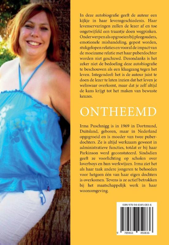 Achterkant van Ontheemd