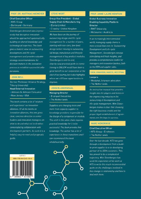 Achterkant van Outsouring development and life-cycle management