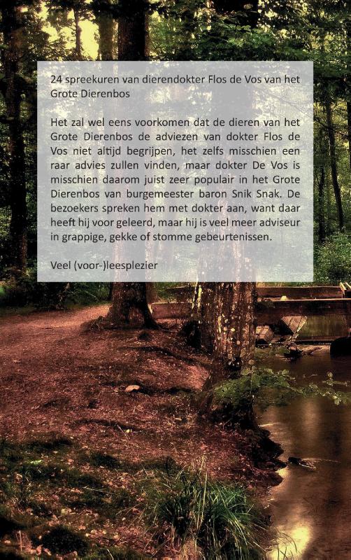 Achterkant van 24 spreekuren van dierendokter Flos de Vos
