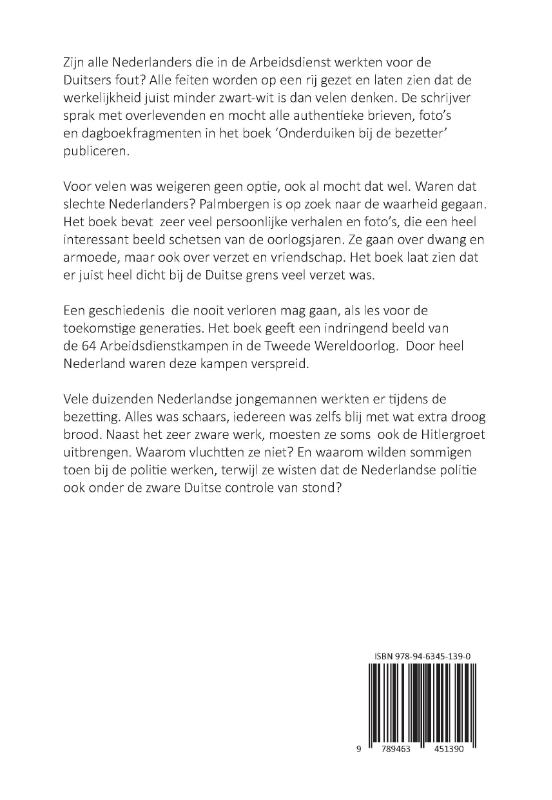 Achterkant van Onderduiken bij de bezetter