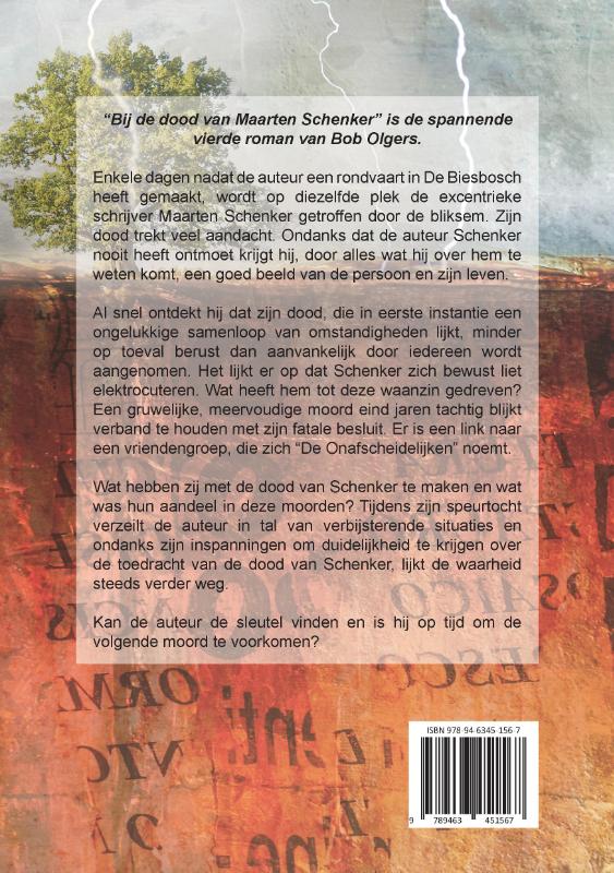 Achterkant van Bij de dood van Maarten Schenker