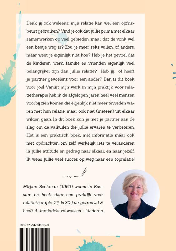 Achterkant van Succes met je relatie
