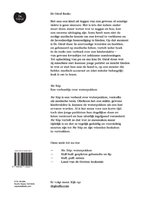 Achterkant van Mr Stip