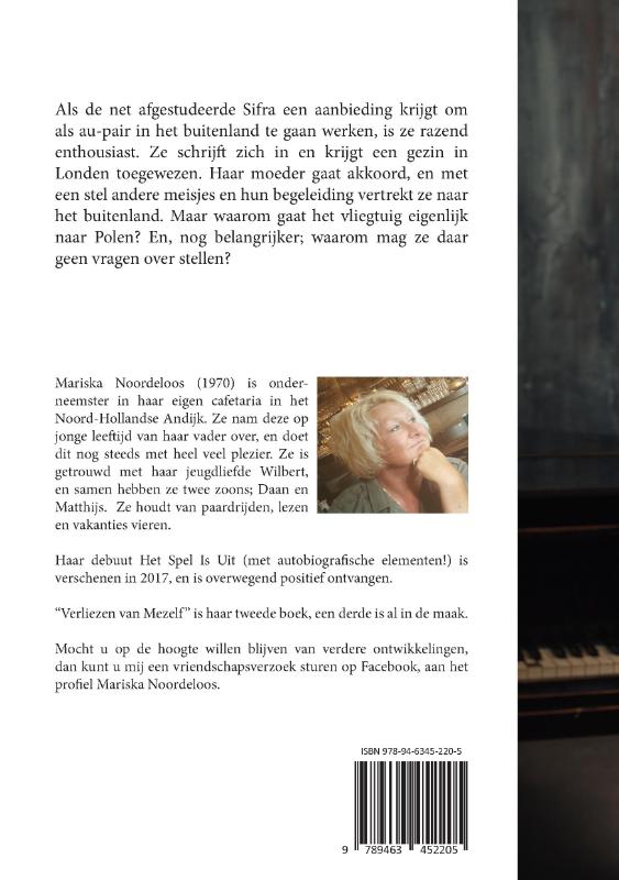 Achterkant van Verliezen van mezelf