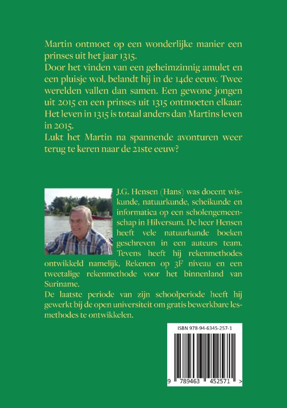 Achterkant van De dochter van de koning