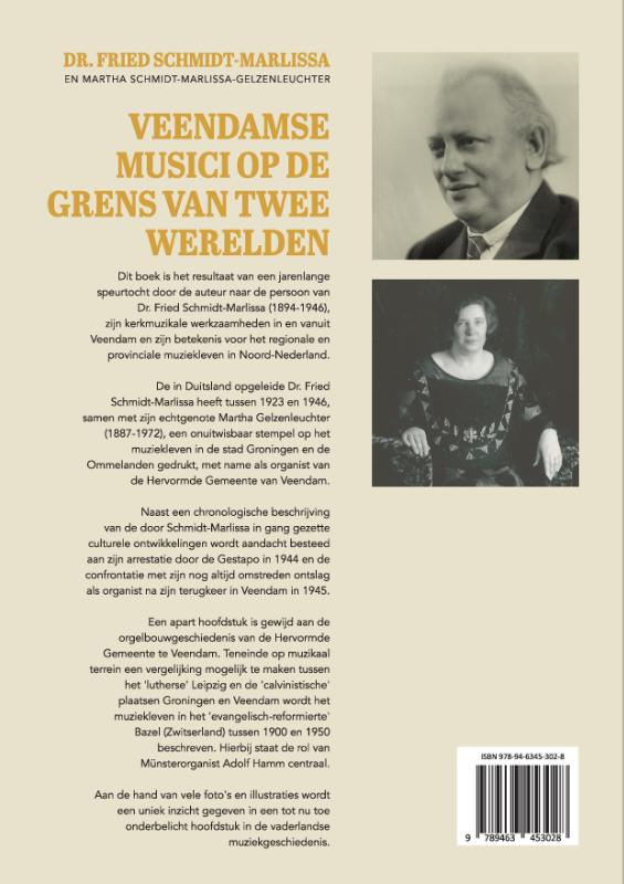 Achterkant van Dr. Fried Schmidt-Marlissa en Martha Schmidt-Marlissa-Gelzenleuchter