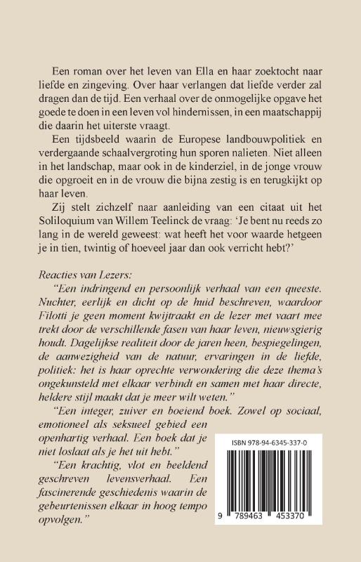 Achterkant van Er ritselen blaadjes in mijn borstkas