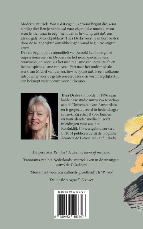 Achterkant van Een os op het dak