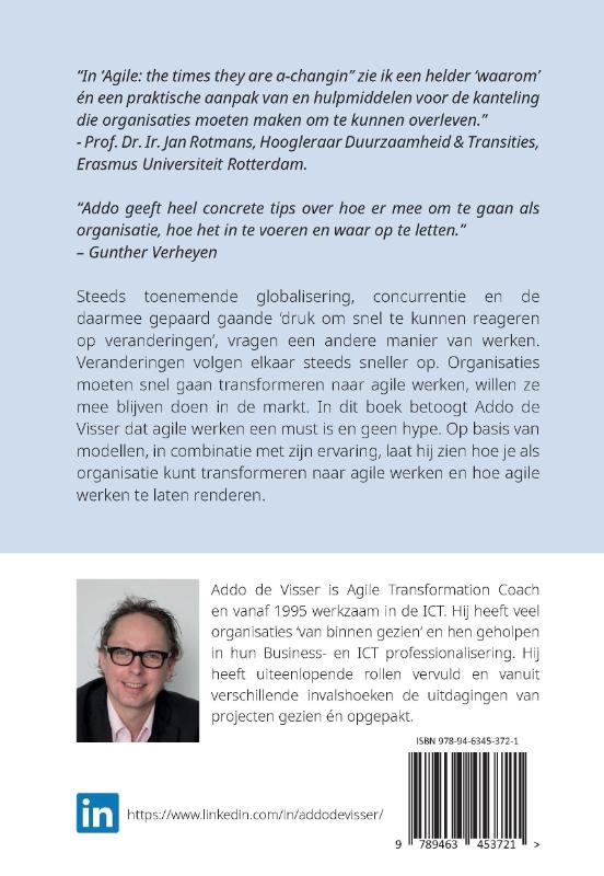 Achterkant van Agile - The times they are a-changin'